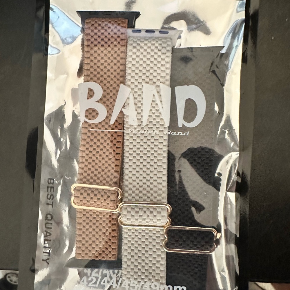 3 Packs Stretchy Nylon Solo Loop Band Compatible with Apple Watch Band 38mm 40mm